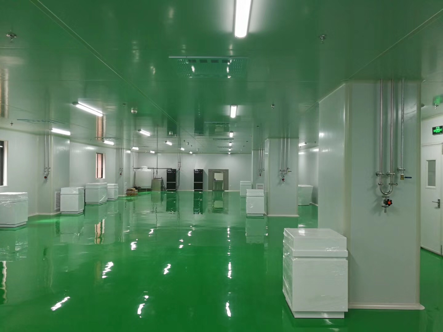 上海凈化廠房裝修環(huán)氧地坪鋪設(shè)圖片